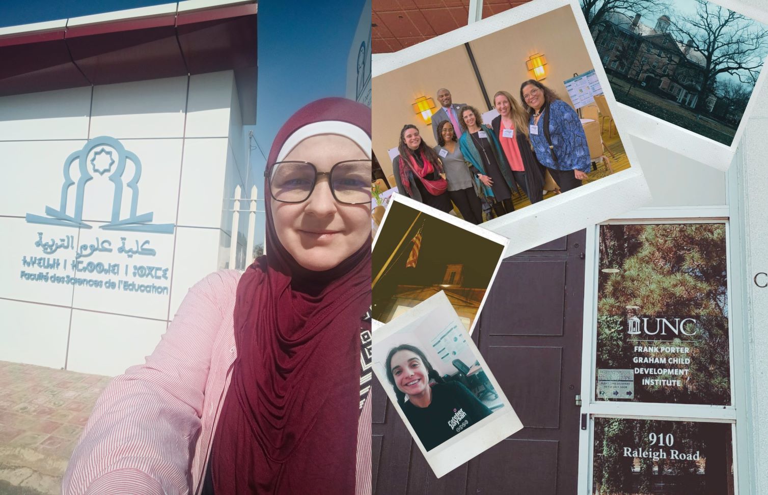 Aurélie Boutaybi-Huret et Arina-Alma Susa en séjour à l'international